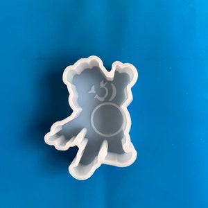 Cute bear Car Freshie Mold - bear Silicone Epoxy Resin Molds - Silicone Molds For Aroma Beads - Candle Molds - Soap Mold - Clay Molds
