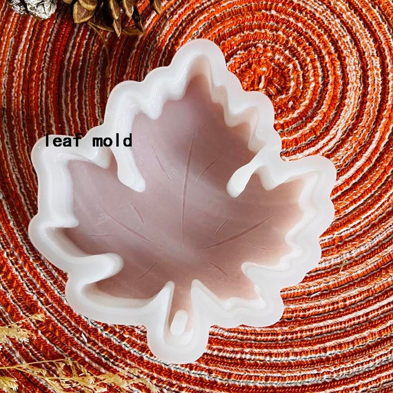 Silikonformen Herbst Ahornblätter 2 Stück - Für Gips, Kerzen & DIY Projekte