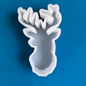 DEER HEAD Car Freshie Mold of Christmas mold - Silicone Epoxy Resin Molds - Silicone Molds For Aroma Beads - Candle Molds - Soap Mold