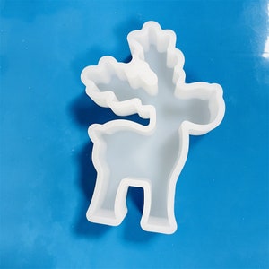 Elk Deer Car Freshie Mold of Christmas mold - Silicone Epoxy Resin Molds - Silicone Molds For Aroma Beads - Candle Molds - Soap Mold
