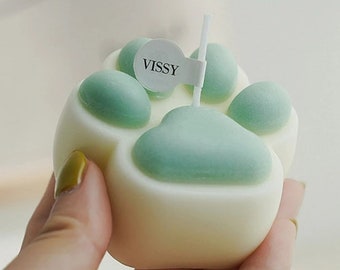 3D dog Claw Candle Mould Scented Candle Silicone Mould Handmade Candle paw cake Soap Resin Mould Candle Making Supplies