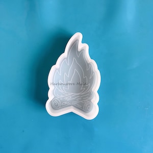 Campfire Car Freshie Mold - FIRE Silicone Epoxy Resin Molds - Molds For Aroma Beads - Candle Molds - Soap Mold