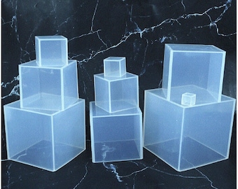 Caja de hielo cuadrada compartimento molde de fundición cubo de