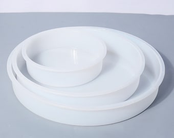 Grand Plateau en Silicone Rond Moule en silicone rond (50CM) :  : Loisirs créatifs