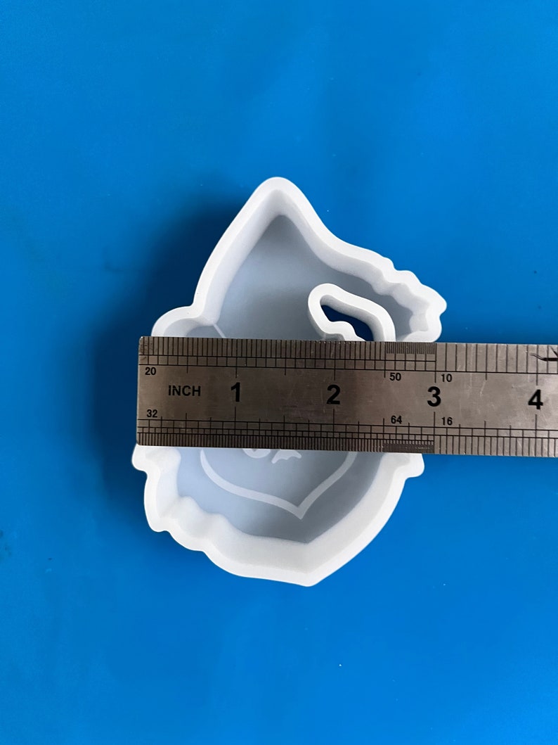 Grinch Car Freshie Moldmr.grinch Silicone Epoxy Resin Molds Etsy Canada