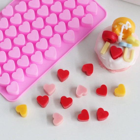 55 Love Mini Silicone Candle Mold DIY Aromatic Mini Heart Candle Making  Handmade Soap Resin Chocolate Mold Gifts Cake Candle Decor 