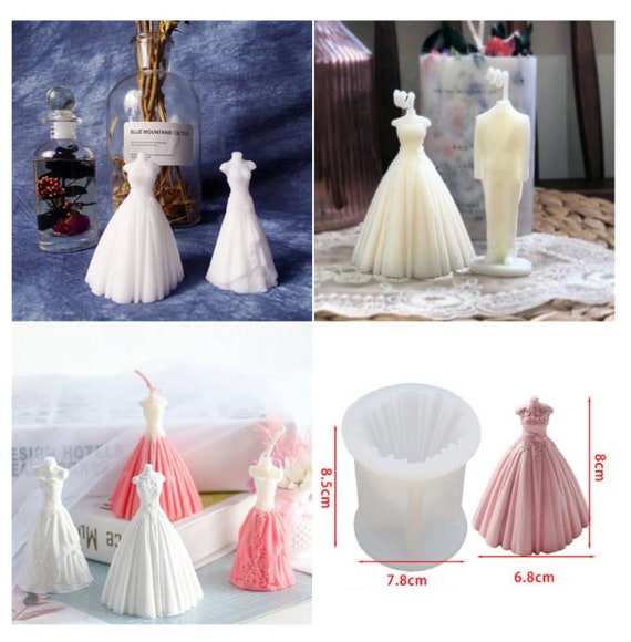 Vestido de novia Vela Molde de silicona DIY Hecho a mano La - Etsy España Vestido de novia Vela Molde de silicona DIY Hecho a mano La - Etsy España