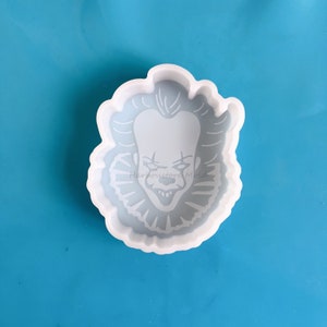 Clown Halloween Car Freshie Mold - Clown killer Silicone Epoxy Resin Molds - Molds For Aroma Beads - Candle Molds - Soap Mold