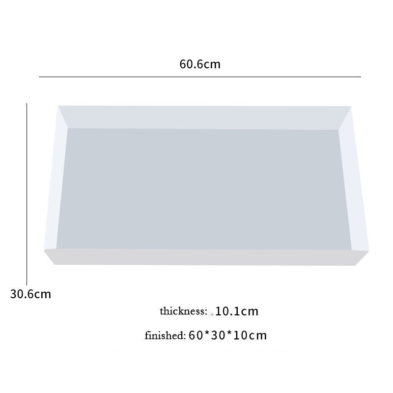 19inch 14inch ronde epoxyhars tafel mal Unieke salontafel Epoxy console tafel river eettafel blad mal, epoxy / hars herbruikbare vormen - België