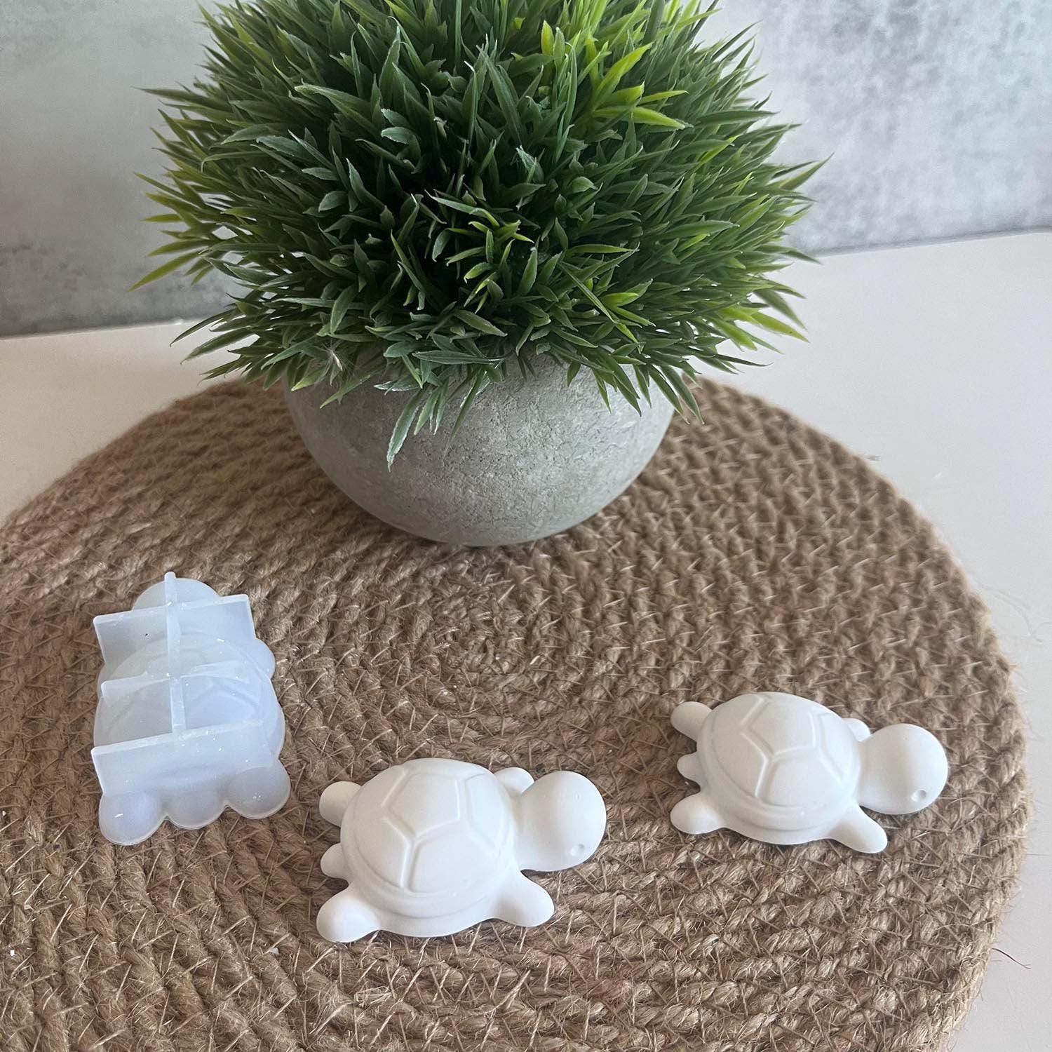 Silicone Little turtle mold resin sea turtle silicone mold tortoise candle mold tortoise Cement plaster home decoration mold