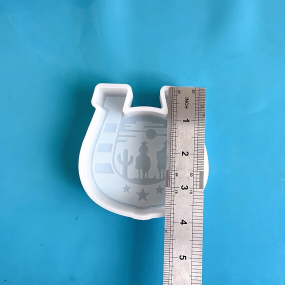 Moule En Résine De Silicone, Fer à Cheval, Fleur, Porte-clés