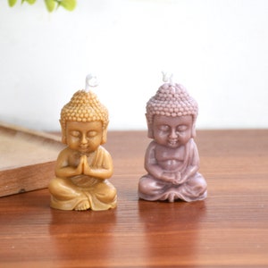 Buddha Silicone Candle Mold Church Buddha Incense Candle Plaster Decoration Mold Diy Church Candle making Supplies