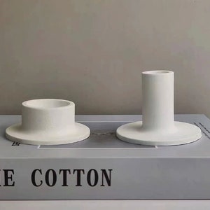Concrete Candle Holder Silicone Mold Cement holder  Mold candlestick Silicone Mold for concrete cement