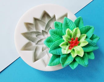 Weihnachtsstern Silikonform (Schimmel) - "Weihnachtsstern" von FPC  Sugarcraft | Harz-Fimo Schimmel, Polymer Clay Schimmel, Schimmel, Xmas  Schimmel A007 - Etsy sterreich