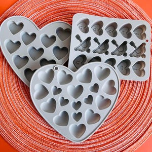 3D Hearts Silicone Mold For candle cement concrete resin molds Love Heart Silicone Mold heart candle mold soap mold heart cake molds