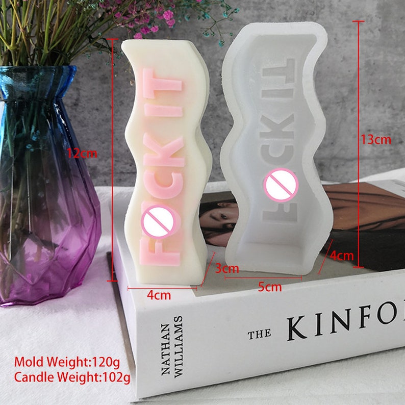 Letter Candle Mold Slang Word Letters Swear Words Strip Etsy