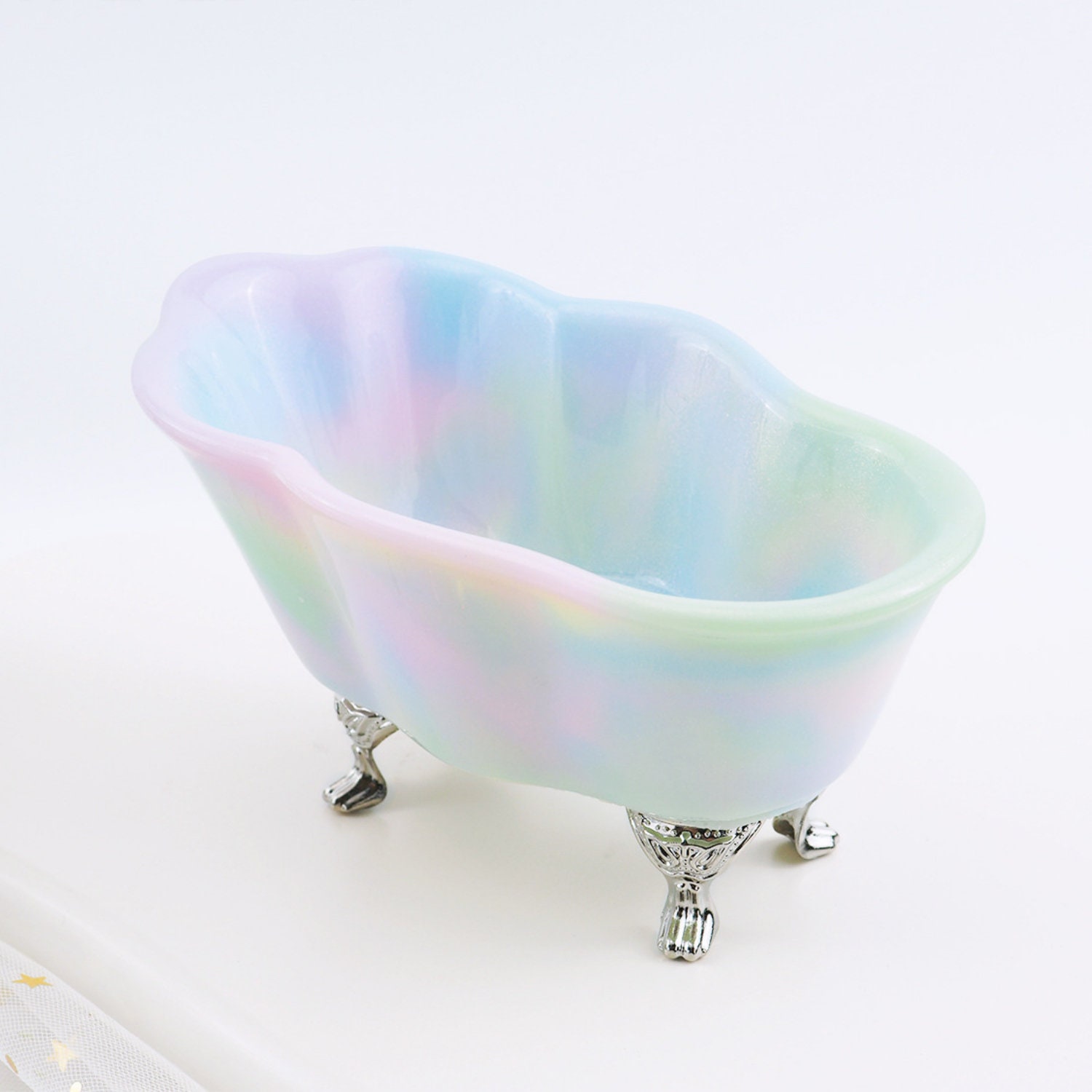 Moule En Silicone Pour Porte-savon Forme Baignoire – Réutilisable, Antiadhésif, 15x6,8x6,3 Cm, DIY Résine époxy - 9