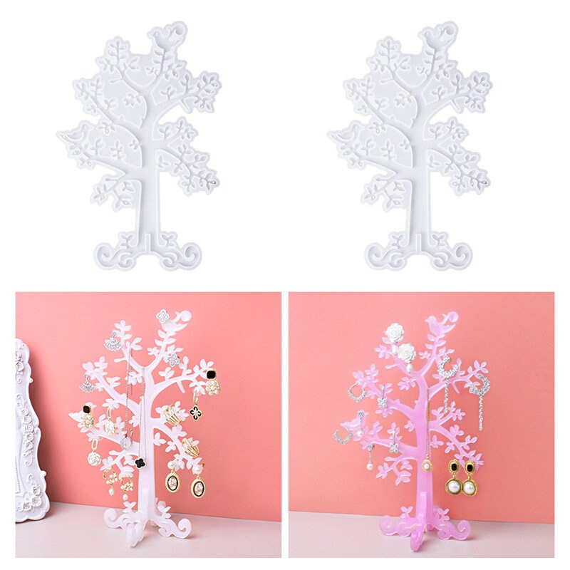 Tree Jewelry Organizer Molds Tree Jewelry Stand Silicone Mold Etsy