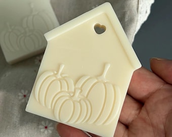 House with pumpkins silicone mold Pumpkin HOUSE candle silicone mold Autumn ornaments mold resin epoxy raysin plaster handmade crafts