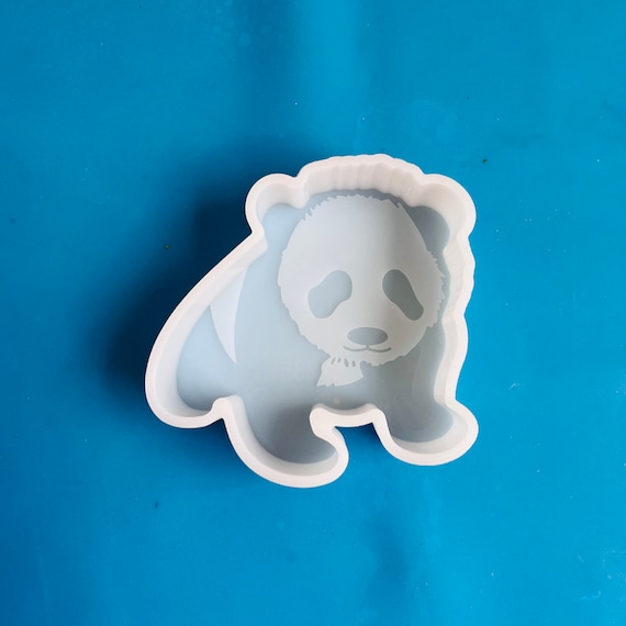 Panda Car Freshie Mold Panda Silicone Epoxy Resin Molds Cute Animal  Silicone Molds for Aroma Beads Candle Molds Soap Mold 