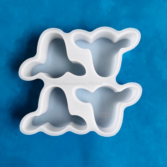 4pcs cow air vent freshie mold -Silicone Epoxy Resin Molds - Silicone Molds For Aroma Beads - Candle Molds -Soap Mold keychain mold