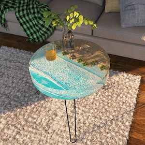 19inch 14inch Round epoxy resin table mold Unique Coffee Table Epoxy Console Table River dining table top mold, Epoxy/Resin Reusable Forms