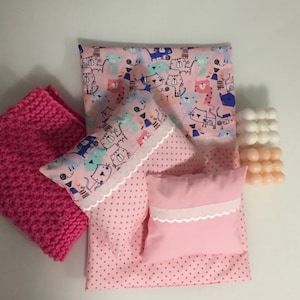 Doll bedding Doll&#39;s pram Bed linen Doll&#39;s cradle Baby doll