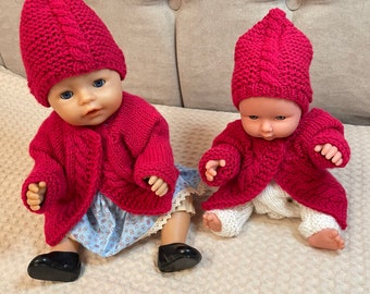 Doll clothes for 35/43 cm dolls.Jacket hat clothes. Spring/Fall Outfit Easter Gift