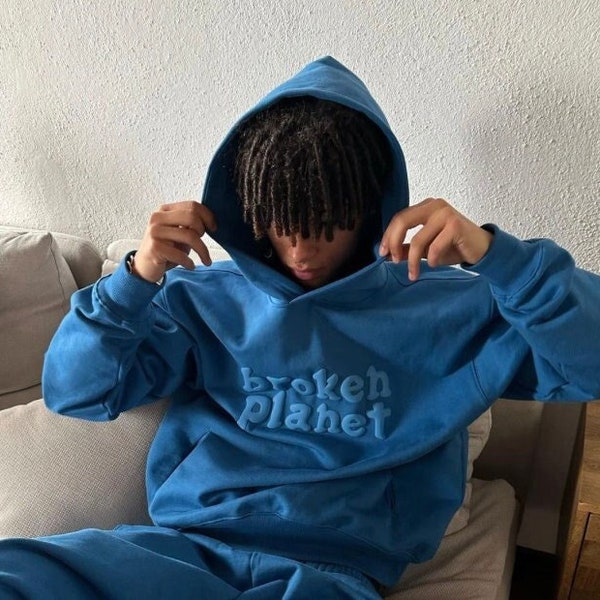 Blue Broken Hoodie Etsy Blue Broken Hoodie Etsy