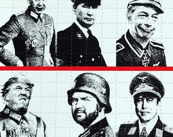 Arte do Borrão do Reich de Cocô - Impressão Artística com LSD Sem Ácido