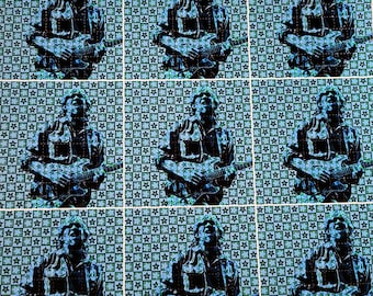 Trey Stars 2023 Blotter Art - Acid Free LSD Art Print