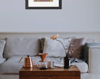 Arte de Janis Joplin e Pigpen Blotter - Impressão artística de LSD sem ácido