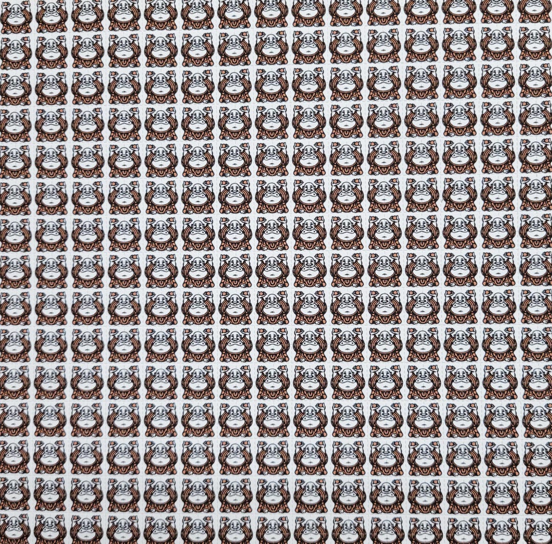 ブロッターアート 「笑う仏陀」古典的希少図版 コレクションに 微笑む仏陀のブロッターアート - アシッドフリーLSDアートプリント