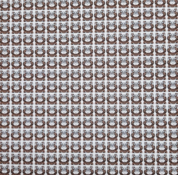 微笑む仏陀のブロッターアート - アシッドフリーLSDアートプリント