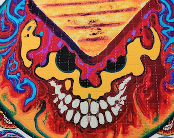 Queijo Grelhado Grateful Dead - Arte mata-borrão - Impressão artística de LSD sem ácido