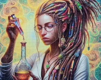 Arte de diluição Blotter - Impressão artística de LSD sem ácido