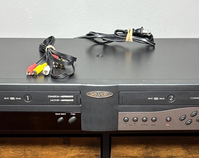 Go Video DDV2110 Dual VHS VCR Player Recorder *no Remote* Tested EB ...