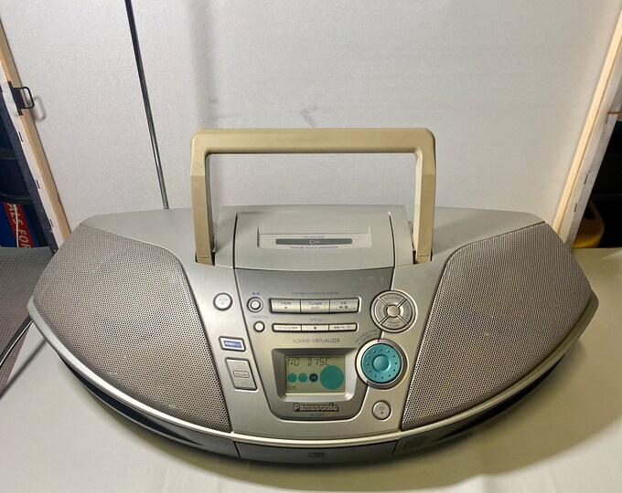 Panasonic RX-ES20 Cd/radio/cassette Boombox Sound Virtualizer. Includes ...