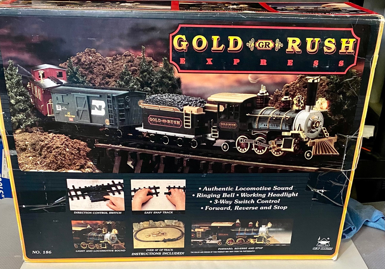 Gold Rush Express Train Set No 186 Instructions