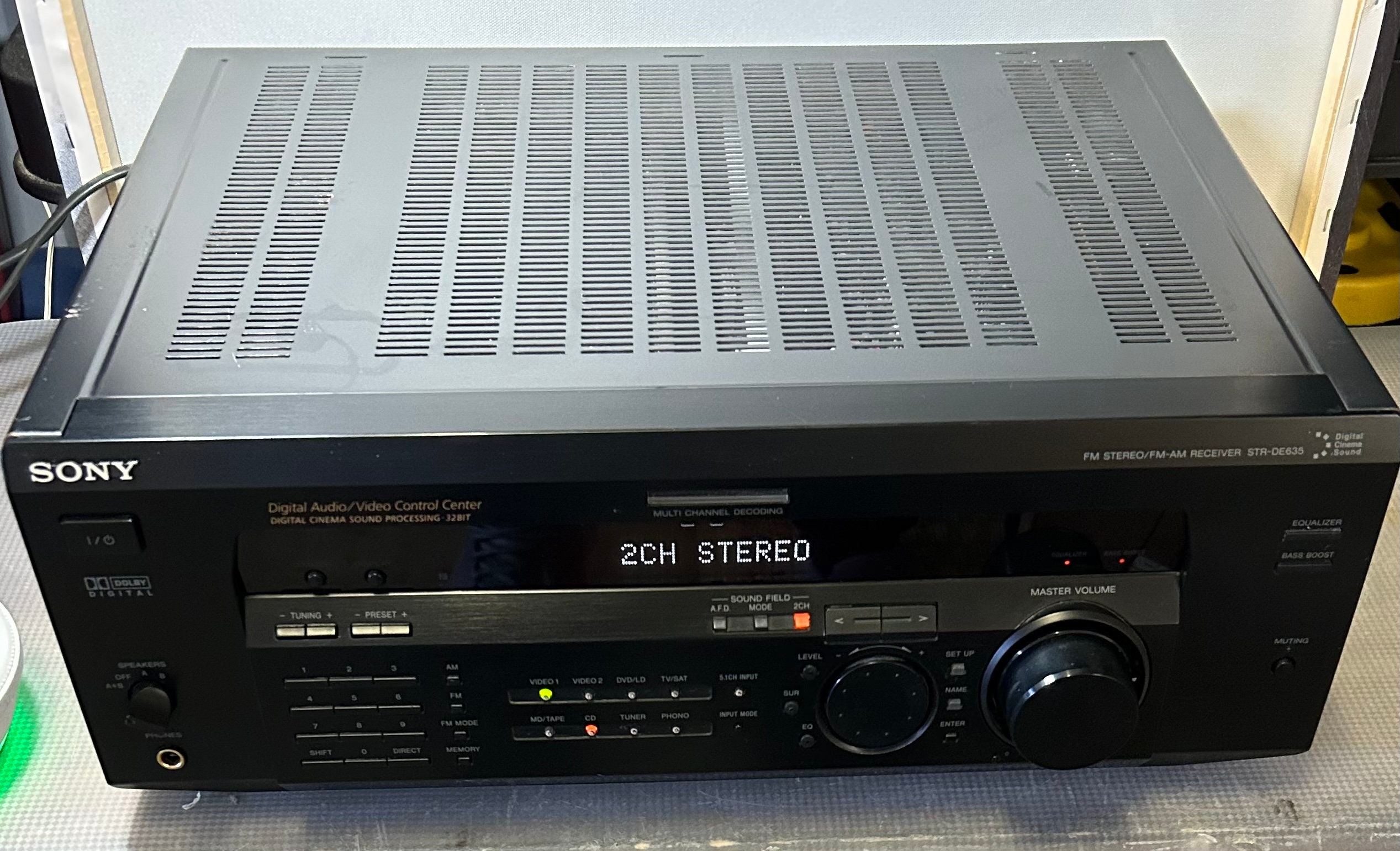 Sony STRDE635 5.1 Chan 500 Watt Digital A/V Receiver TESTED Etsy