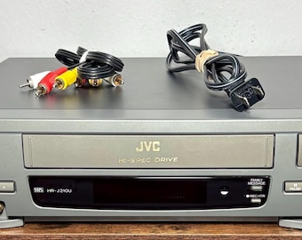 JVC VCR Video Cassette Recorder VHS Player Hr-j210u Tested & Working