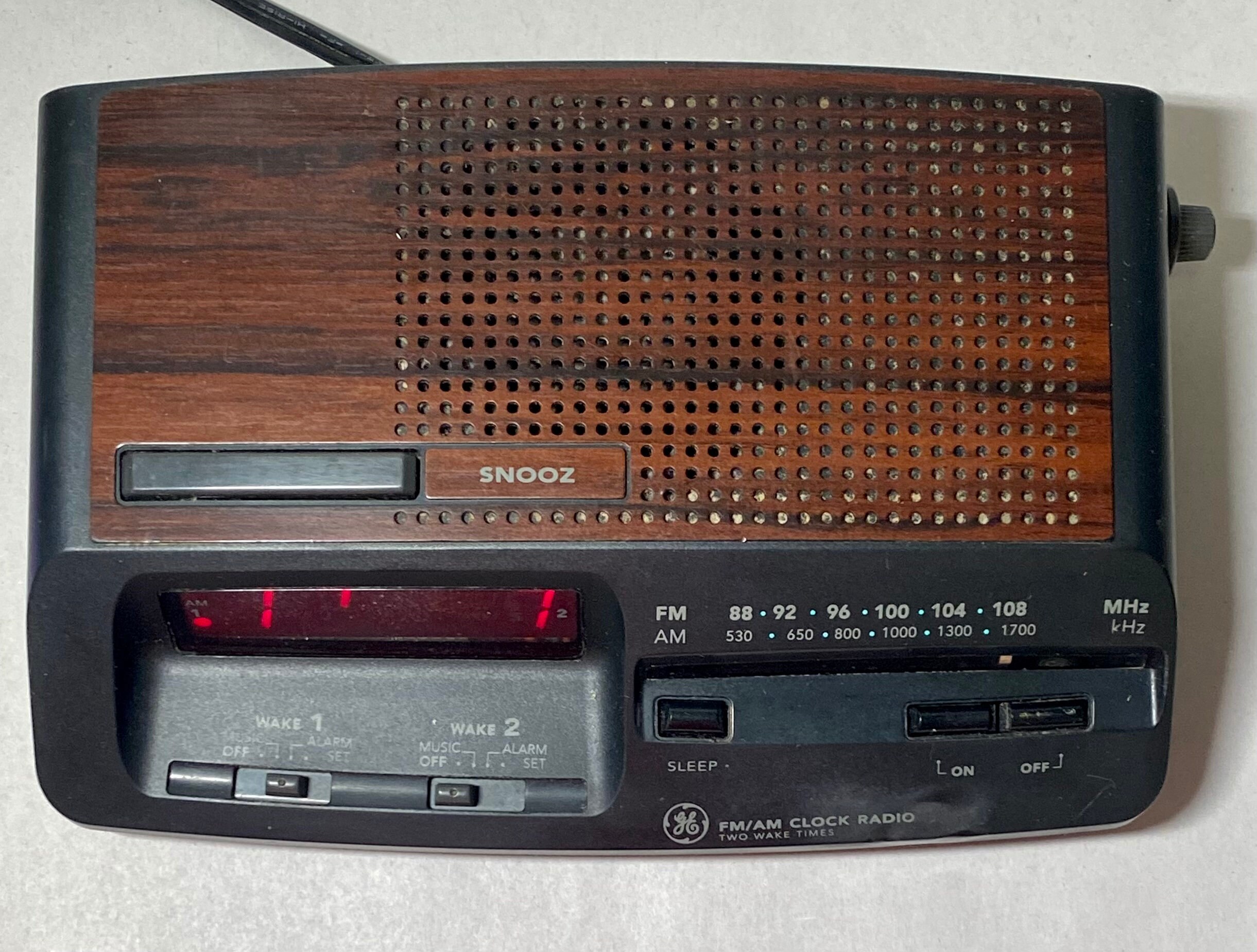 Vintage Retro GE Digital Alarm Clock Radio Model 74621A AM FM Etsy