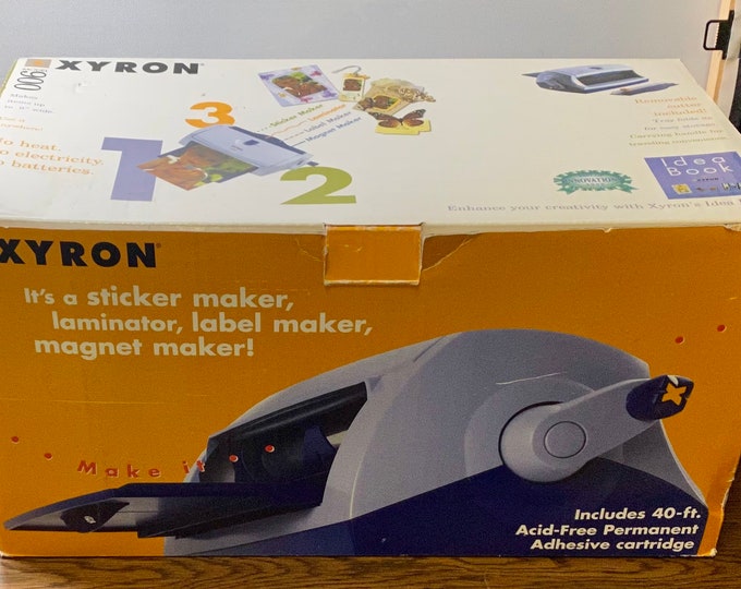 Xyron Model 900 Sticker Maker Machine, Laminator and Label Maker Good