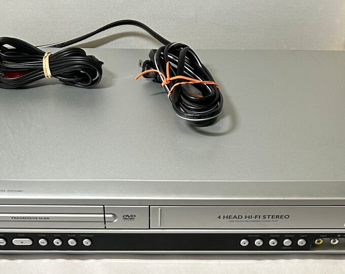 Philips Combo VCR DVD Player Model DVP3340V Tested No Etsy