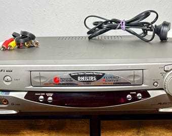 Philips VR857 Hi-Fi VCR Turbo Drive, Tested Working (110V/220V)