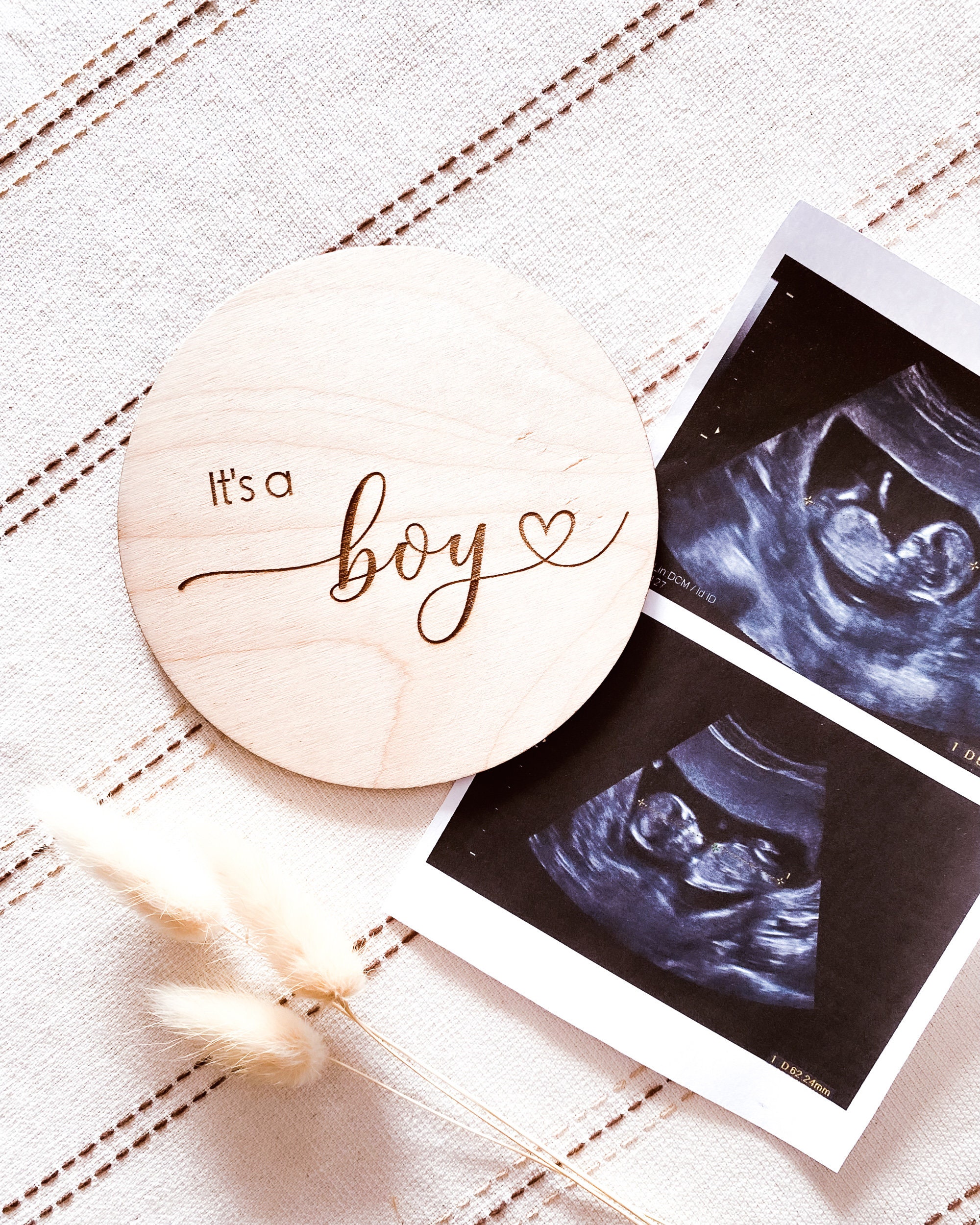 It's a Boy Sign, Wooden Gender Announcement Sign, Baby Announcement ...