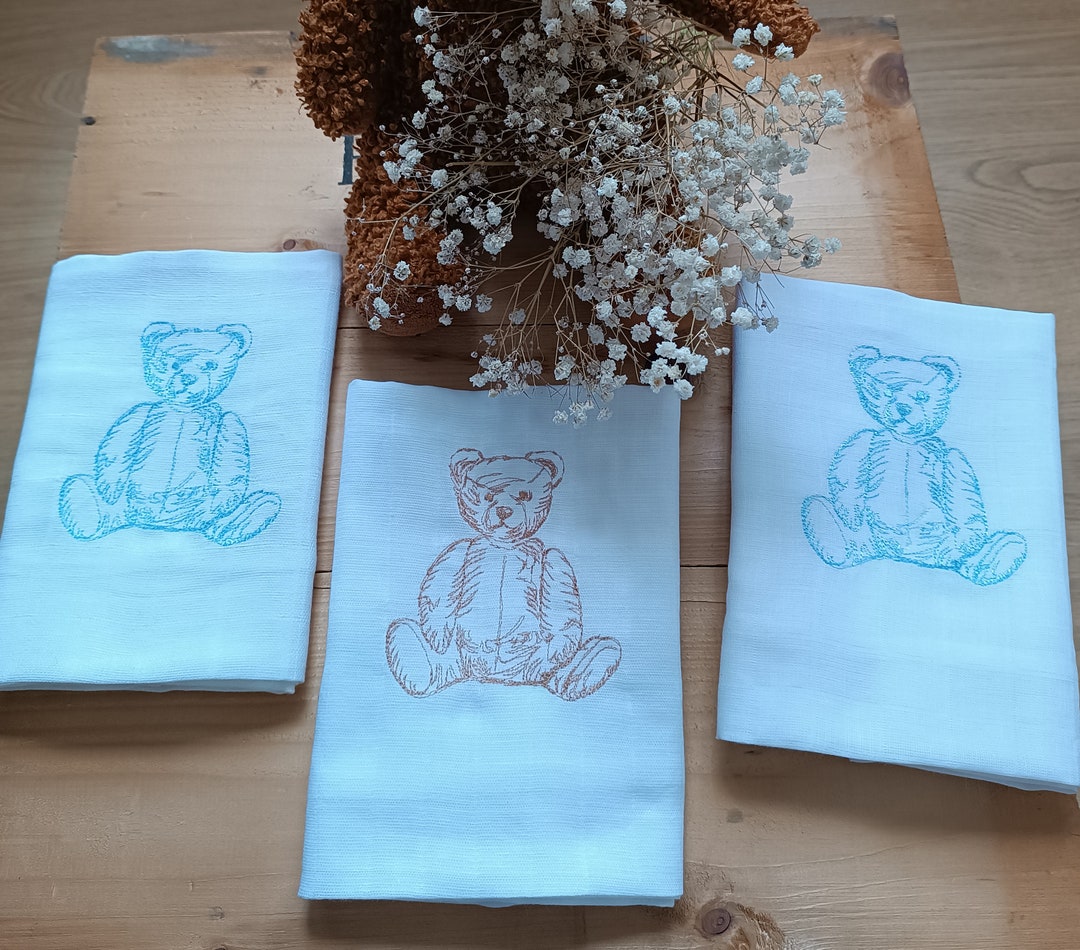 Teddy Bear Baby Swaddles Etsy