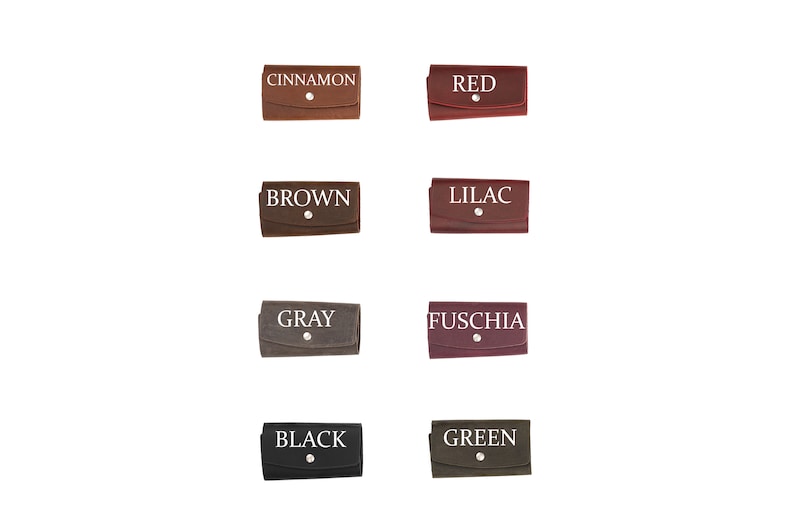 Personalized Key Case, Leather Key Case, Leather Key Wallet, Engraving Key Holder, Key Organizer Case, Grandpa Gift, Gift for Him image 4