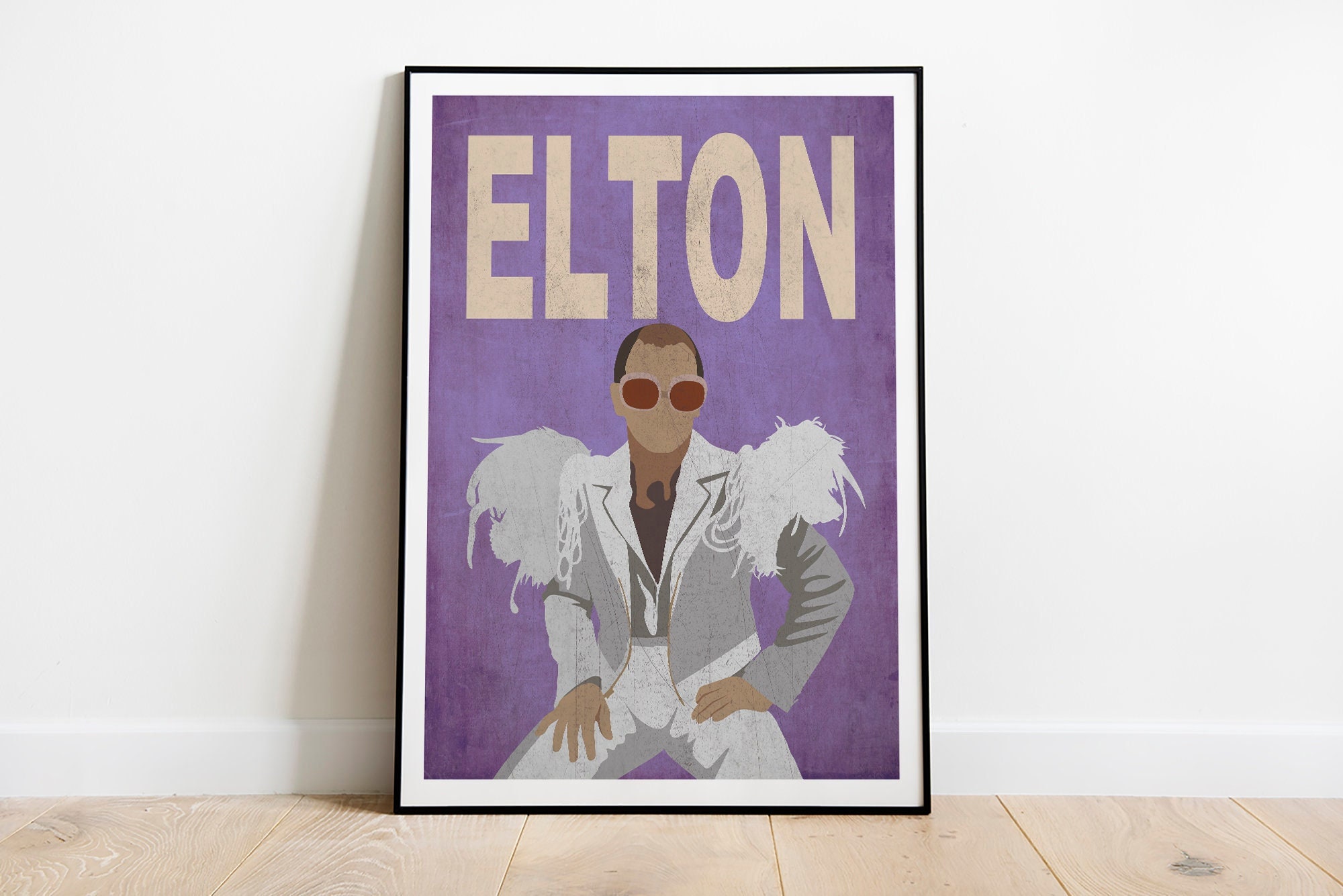 Elton John Sacrifice Black Heart Song Lyric Art Print - Song Lyric Designs