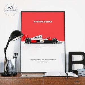 Senna 1990 Art Print | Poster